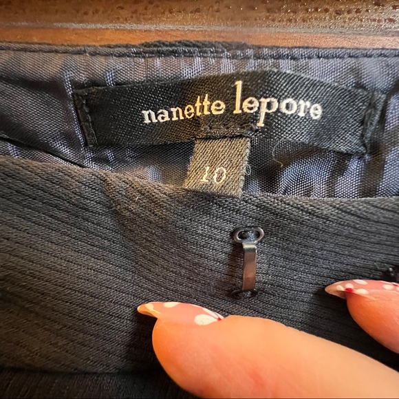 Nanette Lepore Sz 10 gorgeous tailored cotton blend pant NWT - Picture 12 of 16